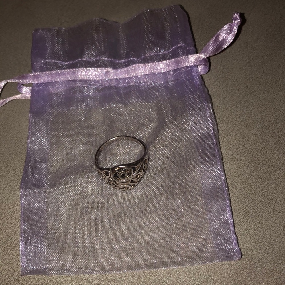 Vintage silver ring - Picture 2 of 2